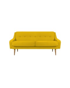 Трехместный диван одри m yellow желтый 185x85x85 см Vysotkahome