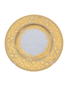 Набор тарелок natalia creme gold золотой Falkenporzellan