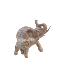 Декор настольный слон abahman золотой 20x17x14 см To4rooms