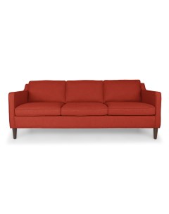 Трехместный диван грейс l красный 205x81x89 см Vysotkahome