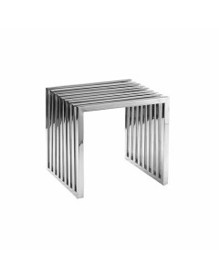 Приставной столик niko серебристый 65x54x61 см Zmebel