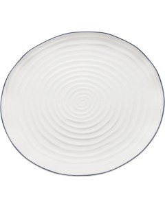 Тарелка swirl белый 3 см Kare