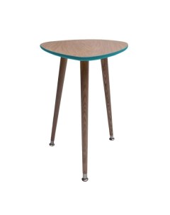 Приставной столик капля бирюзовый 43x58x50 см Woodi