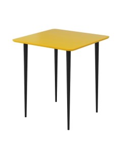 Стол спутник квадро желтый 70x74x70 см Woodi