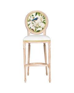 Барный стул цветущая аристократка версия 2 бежевый 46x126x45 см Object desire