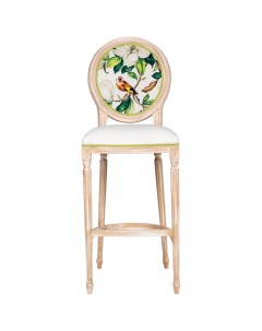 Барный стул цветущая аристократка версия 1 бежевый 46x126x45 см Object desire