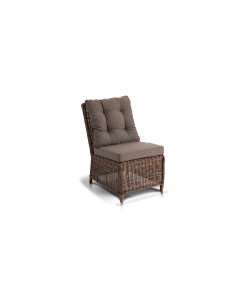 Центральный модуль дивана бергамо коричневый 55x98x90 см Outdoor