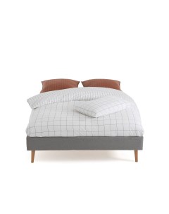Кровать с кроватным основанием jimi серый 165x24x205 см Laredoute