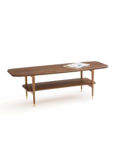 Винтажный журнальный стол watford коричневый 130x41x45 см Laredoute