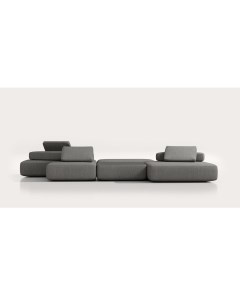 Модульный диван plain sofa c серый 420x58x245 см Bino-home