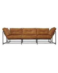 Трехместный диван комфорт черный 263x63x90 см The_sofa