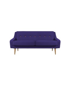 Трехместный диван одри m violet фиолетовый 185x85x85 см Vysotkahome