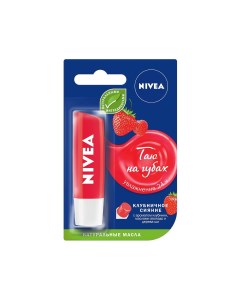 Бальзам для губ Клубничный Поцелуй 4 8 гр Nivea