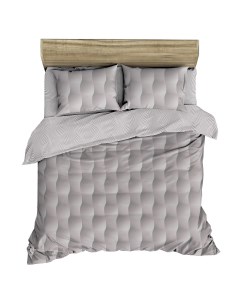 Комплект постельного белья Soft Geometry Евро поплин Cottonika