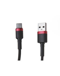 Аксессуар Cafule USB USB Type C 3A 50cm Red Black CATKLF A91 Baseus