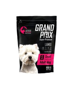 Корм для собак для мелких пород ягненок сух 800г Grand prix