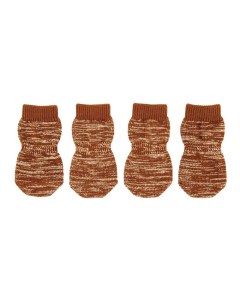 Носки для собак M коричневый унисекс Rurri