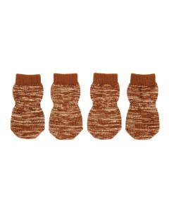 Носки для собак XXS коричневый унисекс Rurri