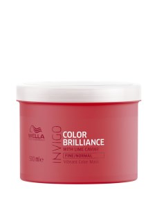 Маска уход для защиты цвета окрашенных нормальных и тонких волос Color Brilliance 500 мл Wella professionals