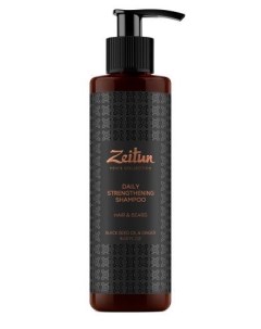 Men s Collection Шампунь для волос и бороды укрепляющий для мужчин С имбирем и черным тмином 250 мл Zeitun