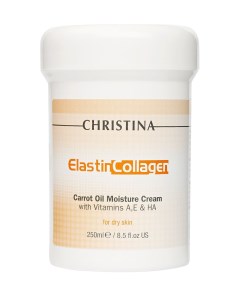 Elastin Collagen Carrot Oil Moisture Cream with Vit A E and HA Увлажняющий крем с морковным маслом к Christina