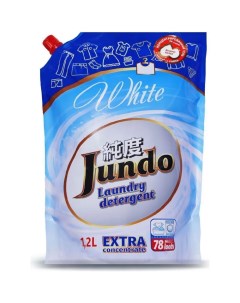 Концентрированный гель для стирки белого белья Jundo