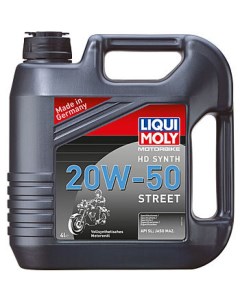 Синтетическое моторное масло 4T для 4 х тактных мотоциклов Liqui moly