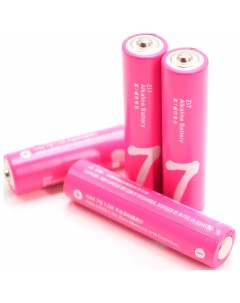Батарейки алкалиновые Rainbow Zi7 4 шт AA7 розовые Зми