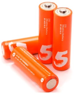 Батарейки алкалиновые Rainbow Zi5 4 шт AA5 оранжевые Зми