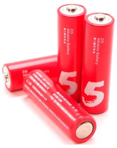 Батарейки алкалиновые Rainbow Zi5 4 шт AA5 красные Зми