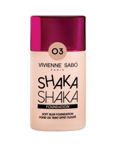 Крем тональный для лица SHAKA SHAKA тон 03 с натуральным блюр эффектом Vivienne sabo
