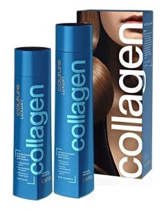 Набор для ухода за волосами коллагеновый Шампунь Бальзам Collagen Haute Estel professional