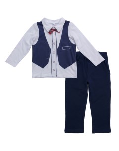 Комплект для мальчика Футболка с длинным рукавом брюки Playtoday baby
