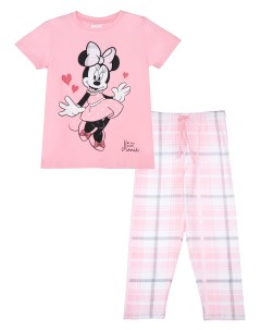 Пижама футболка и брюки для девочки Disney Playtoday kids
