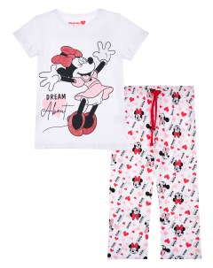 Пижама футболка и брюки для девочки Disney Playtoday kids