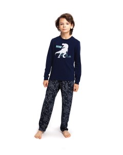 Пижама для мальчика футболка с длинным рукавом и брюки Дарли Oldos