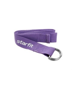 Ремень для йоги Core 186 см хлопок YB 100 фиолетовый пастель Starfit