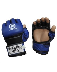 Перчатки для смешанных единоборств Combat Sambo MMR 0027CS синий Green hill