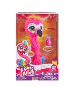 Интерактивная мягкая игрушка Zuru Фламинго Фрэнки Фанки Pets alive