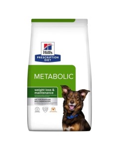 Prescription Diet Metabolic Сухой диетический корм для собак 4 кг Hill`s