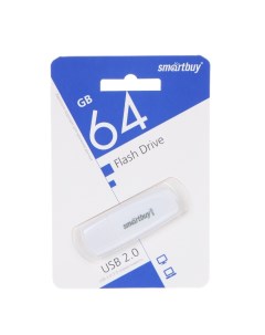 USB Flash Drive 64Gb Scout White SB064GB2SCW Smartbuy