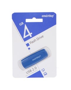 USB Flash Drive 4Gb Scout Blue SB004GB2SCB Smartbuy