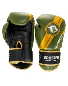 Боксерские перчатки BGL V3 Green Black Gold 14 oz Booster