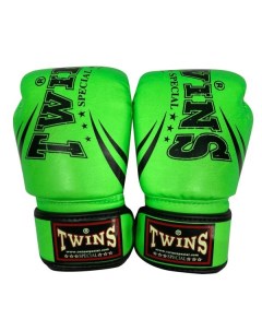 Детские боксерские перчатки Green M 4 OZ Twins special