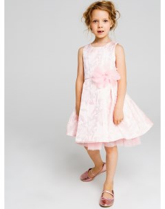 Нарядное розовое платье с цветочным принтом Playtoday kids