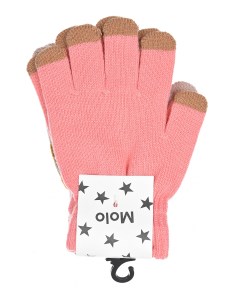 Перчатки 2 шт розовый зеленый детский Molo