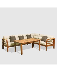 Комплект мебели диван угловой столик Alora garden
