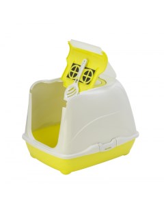 Туалет домик Flip с угольным фильтром 50х39х37см лимонно желтый 1 2 кг Moderna