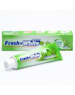 Зубная паста для защиты от кариеса Прохладная мята 160 г Fresh White Lion thailand
