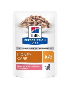Влажный диетический корм для кошек Prescription Diet k d при хронической болезни почек 85 гр Hill`s
